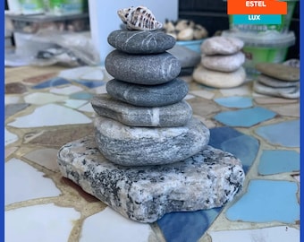 Zen Beach Pebbles for Balancing and Stress Relief Sea Stones for Meditation and Relaxation  Meditation Rocks Set  Balancing and Inner Peace