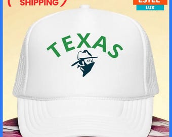 Classic Trucker Cap  Vintage Trucker Hat for Daddy  Fashion Baseball Cap  White Trucker Cap Trendy Trucker  Cool Summer Hat Texas State