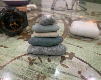 Meditation stone set Balancing stones Stone stacking Beach stone Beach pebbles Balancing stone set Sea stone set