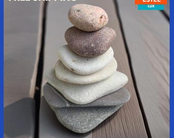 Meditation  Sea Stone Set Balancing Stones Stone stacking Beach stone Beach pebbles Balancing stone set Sea stone set Stress Relief Gift