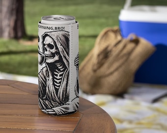 Personalized Can Cooler,Custom Beer Can Holder, Personalized Best Man Gift, Drink Insulators, Bachelor Party Gift,Halloween Gift,Friend Gift
