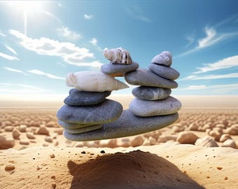 Harmony Beach Stones | Calming Sea Pebbles | Balancing Zen Rock Collectionranquility Stones Kit |Stone Stacking | Sea Pebbles Meditation Set