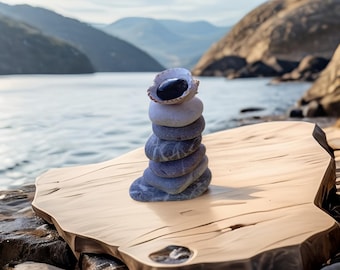 Meditation stone set Balancing stones Stone stacking Beach stone Beach pebbles Balancing stone set Sea stone set Stress Relief Gift