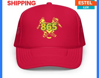 865 Pucks - Foam Trucker Hat - Record - Alexander Ovechkin - Wayne Gretzky - Washington - Hockey - NHL - Washington Capitals