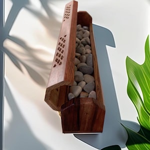 Wooden Incense Box in Turkish Style Wooden Incense Holder Incense Box Incense Storage Box Censer Birthday Gift Mother&#39;s Day Home Decor