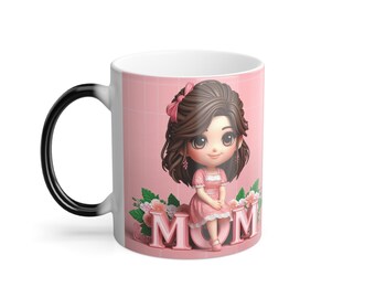 Color Morphing Mug for moms, 11oz