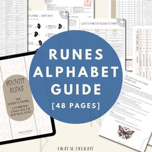 Elder Futhark-Alphabet [24] Grundlagen des Runensystems | Detailliertes Alphabet, Ursprünge, Geschichte, Aettir, Bindrunen | Spickzettel