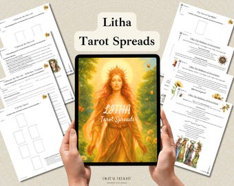 Litha Tarot Spread Collection: Summer Solstice Divination Guide (PDF Download)