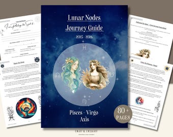 Arbeitsbuch zur Finsternis Saison | Astrologischer Leitfaden zu Mondknoten 2025–2026 | Mondknotenzyklus Jungfrau Fische | Aszendenten