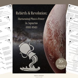 Arbeitsbuch für den Pluto-Transit: Steinbock bis Wassermann | Astrologie-Einblicke, Schattenarbeit, Affirmationen, Wachstum | EBook