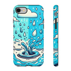 Phone Cases - Rain Drops Design