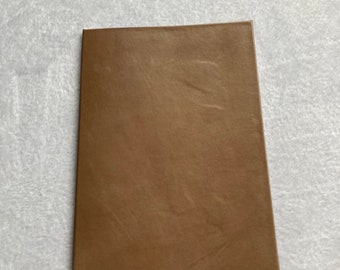 B5:  Softcover Walnut Brown coloured leather / Leatherbound B5 lined notebook