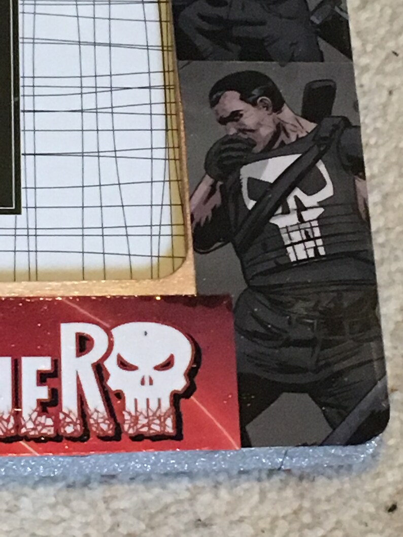 Themed 4 X 6 Picture Frame inspired Daredevil and Punisher