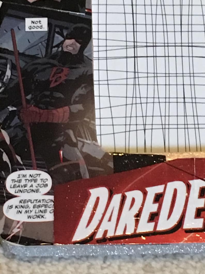 Themed 4 X 6 Picture Frame inspired Daredevil and Punisher