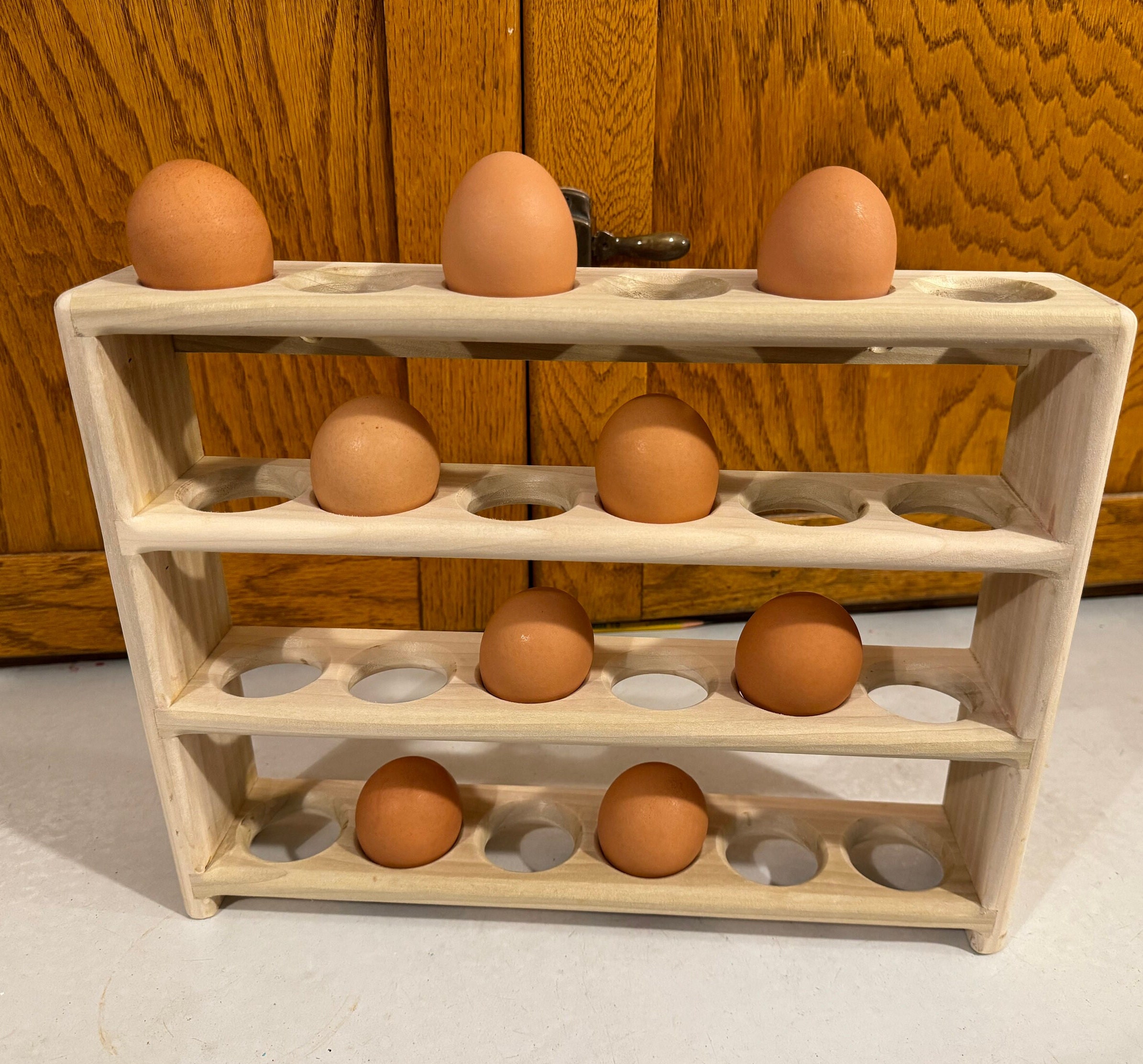 Customizable Counter Top or Wall Mounted Egg Holder Etsy