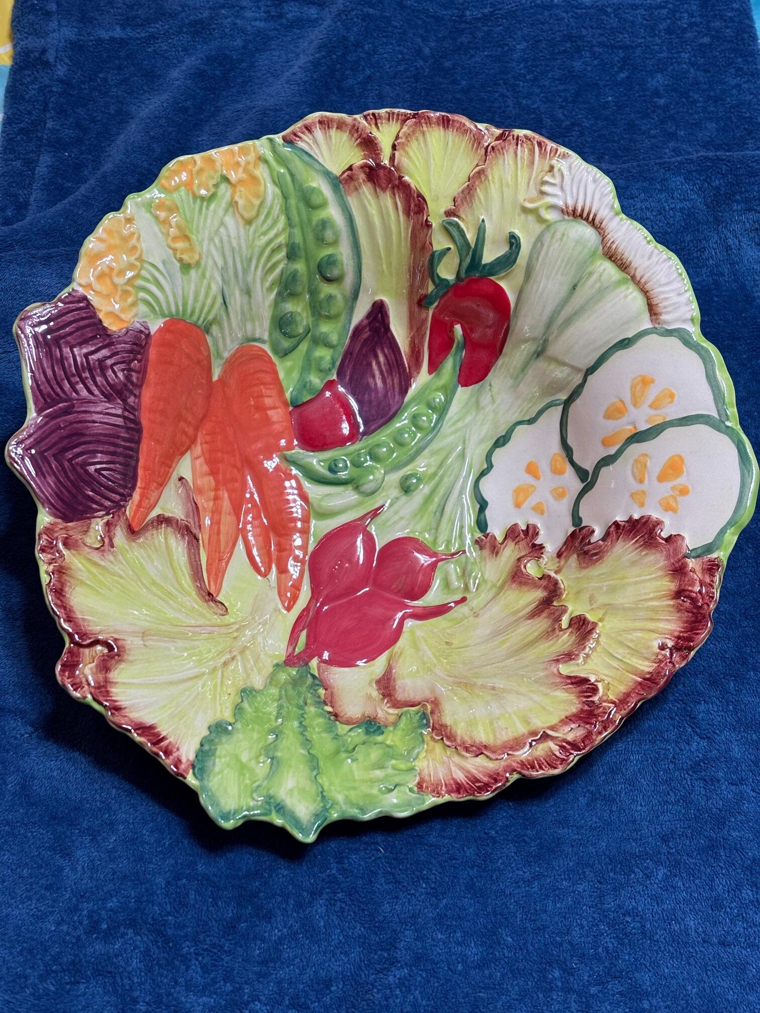 Figural Vegetable Salad Bowl by Temp-tations Presentable  Temp-Tations Temptations Salad Bowl Setving Set Vegetable main image 0
