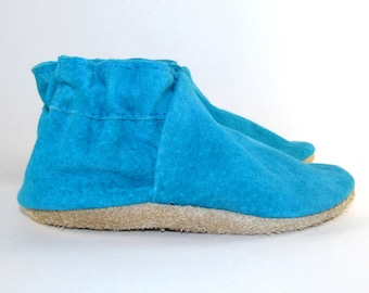 Soft Sole Leather Baby Shoes, Moccasins, Moccs 0 to 6 Month Eco Friendly