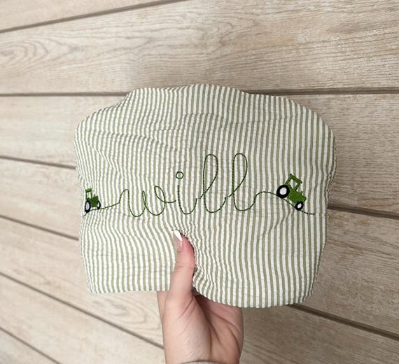 Tractor Puddle Jumper Cover Embroidered