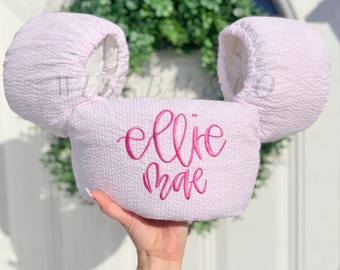 Embroidered Custom Puddle Jumper Cover / float cover / vest / monogram / name / preppy / seersucker / boy / girl / customizable/ summer/swim