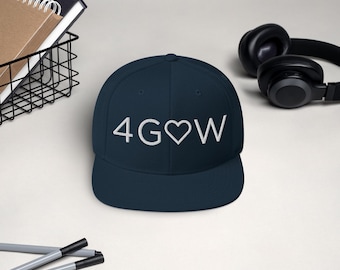 John 3:16 For God So Loved the World Snapback Hat | Christian Hat | Christian Clothing | Christian Baseball Cap