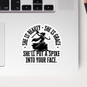 Sassy Jael Judges 4 Bubble-Free Kiss Cut Sticker | Bible Character Sticker