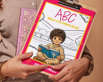 ABC Bible Coloring Book | Christian Coloring Pages (2CV-Free Digital Download)