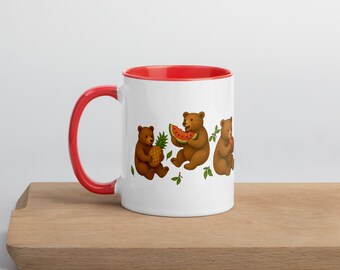 Bear Fruit Mug with Color Inside | Christian Coffee Mug | Christian Gift