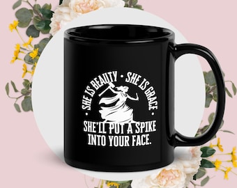 Jael Judges 4 Glossy Black Coffee Mug | Christian Gift