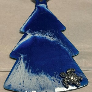 Ocean Resin Christmas Tree Ornament