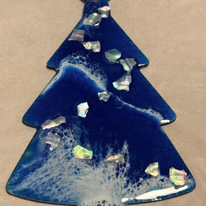 Ocean Resin Christmas Tree Ornament