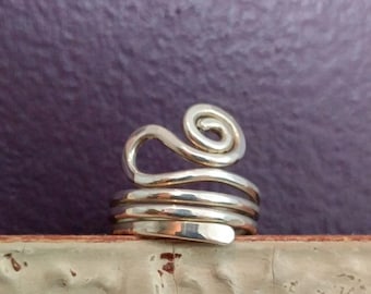 Sterling Silver Wrap Around Ring