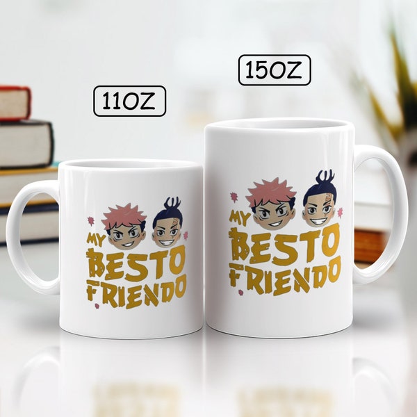 Best Friend Mug, Anime Mug, Anime Cup, Anime Gifts, Anime Ceramic Mug, Anime Coffee Mugs, Anime Coffee Lover Mug