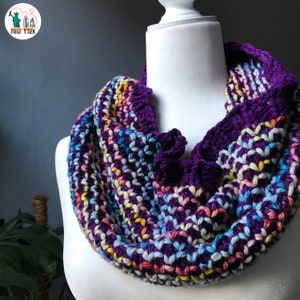 Cappadocia Bulky Cowl bulky weight pdf knitting pattern image 2