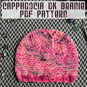 Cappadocia DK Beanie DK weight pdf knitting pattern image 3