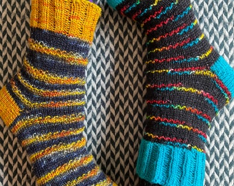 Solar Event Socks sock weight *pdf knitting pattern*