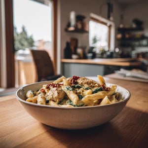Best Creamy Tuscan Chicken Pasta Recipe Printable - Easy One-Pan Dinner - Cozy Homemade Meal Idea - Digital Download PDF
