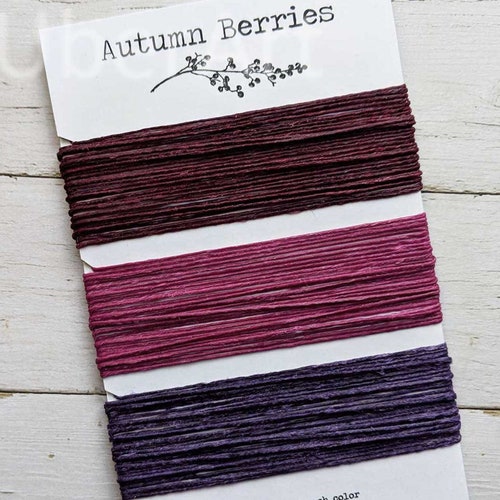 10 Yards Crawford Waxed Linen Thread 4 Ply Choose a Color Etsy