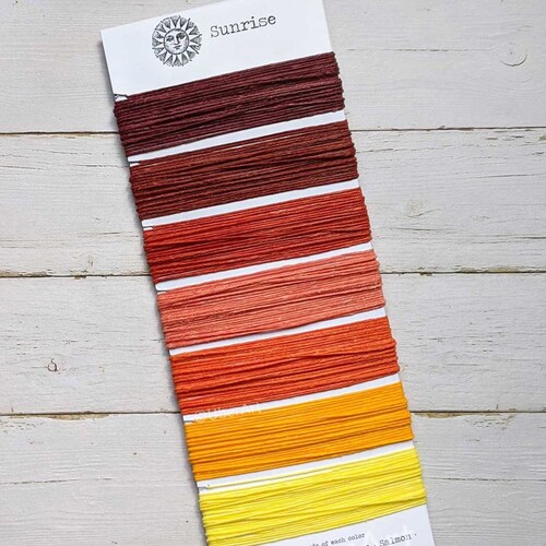 10 Yards Crawford Waxed Linen Thread 4 Ply Choose a Color Etsy