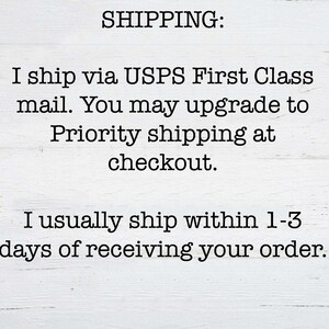 Shipping info