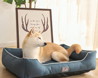 2024 Edition: Luxurious Removable Washable Pet Bed crafted from Premium Oxford Cloth & Cotton - Ideal for Dogs and Cats, Pet Furniture