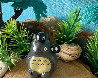 Handmade Totoro Magnetic Figurine | Cute Desk Decor
