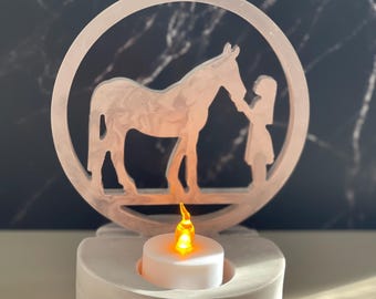 Natural Cement Candle Holder | Handmade Jesmonite Eco Resin | Minimalist Home Decor & Gift