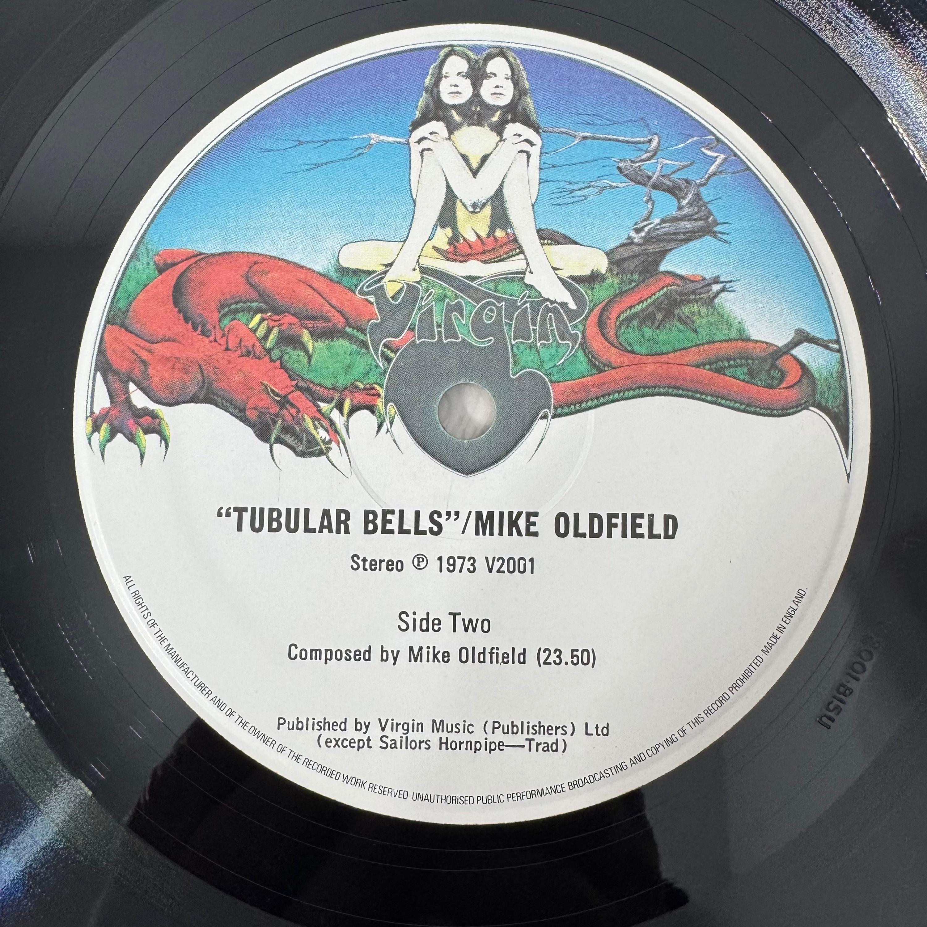 Tubular Bells Mike Oldfield V2001 Virgin Records London 1973