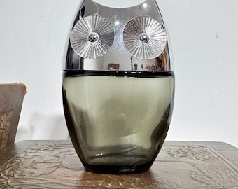 Vintage Avon Owl Decanter, Excalibur After Shave / Empty, Full 4 fl.oz., 1970s Vintage Collectible, Home Decor, Men's Cave Gift