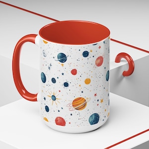 Celestial Coffee Mug: 15oz Cosmic Outer Space Design