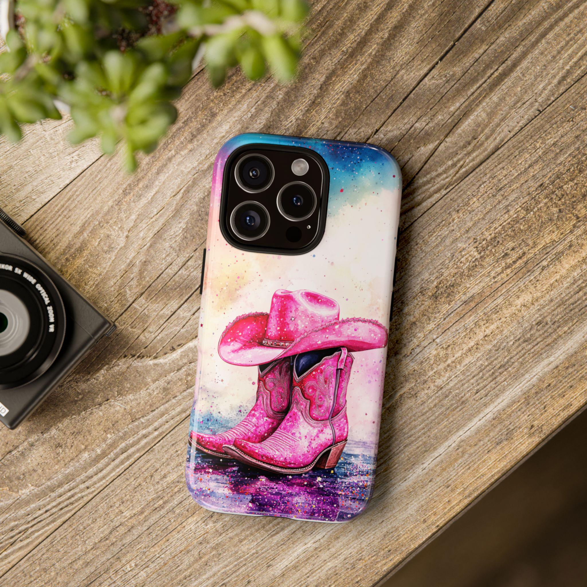 Black Rhinestone Western-Style Phone Case Accessory Rhinestone Cowgirl Phone Case: Western Bling, Impact  main image 2