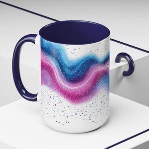 Starry Night Coffee Mug: Van Gogh Inspired Ceramic Cup (15oz)