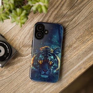 Phone Case Tough Protective Cover Tiger Jungle Animal Gift, iPhone Accessories, Wildlife Nature