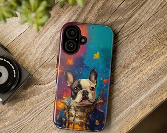 Französische Bulldogge Ölgemälde Handyhülle: Schützendes Hundeliebhaber Geschenk
