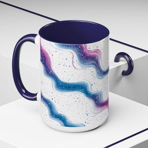 Starry Night Coffee Mug: Van Gogh Inspired Ceramic Cup (15oz)
